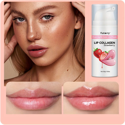 Fumorry Hydrating Collagen Lip Mask – Overnight Nourishment for Plump, Soft Lips