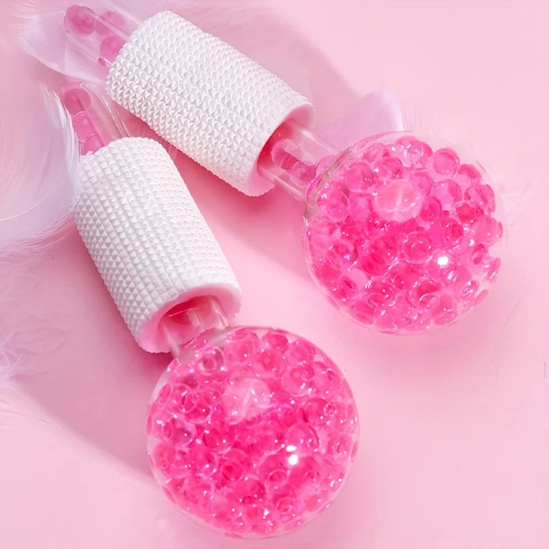 2-Piece Ice Globes – Cooling Facial Massage Balls for Face & Eyes