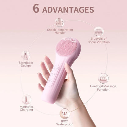 Ultrasonic Skin Scrubber – Facial Cleanser