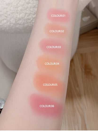 6-Shade Waterproof Matte Blush Palette – Flawless, Radiant Finish for All Skin Tones