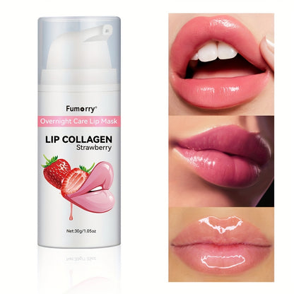 Fumorry Hydrating Collagen Lip Mask – Overnight Nourishment for Plump, Soft Lips